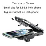 Soporte para teléfono móvil con caja impermeable de carga inalámbrica para manillar de motocicleta/bicicleta, M18L-A1 - Imagen 3
