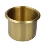 Portavasos funcional para sofá RV, portavasos de latón integrado para coche, 6.7x5.5cm