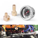 Medidor de presión de combustible para modificación de coche Honda Civic 0-100PSI, For Honda Civic(Black)