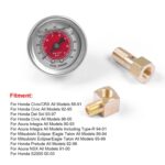 Medidor de presión de combustible para modificación de coche Honda Civic 0-100PSI, For Honda Civic(Blue) - Imagen 3
