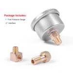 Medidor de presión de combustible para modificación de coche Honda Civic 0-100PSI, For Honda Civic(Black) - Imagen 4
