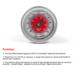 Medidor de presión de combustible para modificación de coche Honda Civic 0-100PSI, For Honda Civic(Blue) - Imagen 5