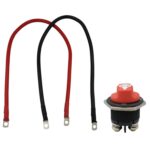 Interruptor giratorio de desconexión del aislador del Selector de batería del yate del coche cortado con el cable de alimentación, 200A 6AWG