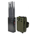 JAX-121A-10A 2G/3G/4G/5.8G/WIFI/GPS/LOJACK 10 Antenas Jammer de señal móvil