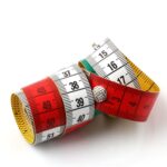 2 piezas 1,5 m botón cinta métrica herramienta medir ropa cintura busto medición herramientas de costura - Imagen 4