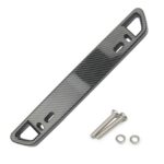Soporte de marco de placa de matrícula de patrón de fibra de carbono de modificación de coche, License Plate Frame Holder(Carbon Fiber)