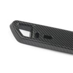 Soporte de marco de placa de matrícula de patrón de fibra de carbono de modificación de coche, License Plate Frame Holder(Gold) - Imagen 5