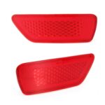 1 par para Jeep Grand Cherokee 2011-2018 Reflector de lámpara de parachoques trasero de coche 57010720AC 57010721AC, For Jeep Grand Cherokee 2011-2018(Red)