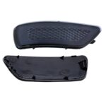 1 par para Jeep Grand Cherokee 2011-2018 Reflector de lámpara de parachoques trasero de coche 57010720AC 57010721AC, For Jeep Grand Cherokee 2011-2018(Smoked Black)