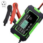 Cargador inteligente de batería de motocicleta / automóvil con pantalla LCD, AU Plug