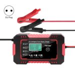 Cargador inteligente de batería de motocicleta / automóvil con pantalla LCD, EU Plug