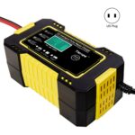 Cargador inteligente de batería de motocicleta / automóvil con pantalla LCD, US Plug