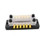 CP-3024 150A 12-48V RV Yacht Barra colectora de 6 vías de doble fila con terminales de anillo, CP-3024 - Imagen 2