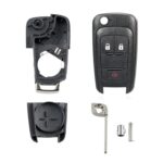 Para llaves de coche Opel, funda de repuesto para llave de coche con hoja de llave plegable, 3 Buttons - Imagen 5