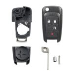 Para llaves de coche Opel, funda de repuesto para llave de coche con hoja de llave plegable, 3 Buttons/Start Button - Imagen 5