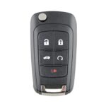 Para llaves de coche Opel, funda de repuesto para llave de coche con hoja de llave plegable, 5 Sedan Button