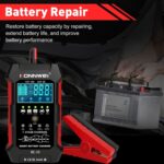 KONNWEI CR-10 herramienta de reparación de pulso de batería de cargador de batería de coche de 2,4 pulgadas, EU Plug - Imagen 4