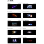 Juego de diapositivas de la colección de transparencias 10 en 1 para el kit de proyección Godox AK-R21, Godox AK-S06