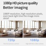 X2 Smart HD Mini WiFi Cámara compatible con visión nocturna y detección de movimiento y tarjeta TF - Imagen 4