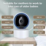 YT50 3MP Smart WIFI PTZ Cámara Vigilabebés, US Plug - Imagen 4