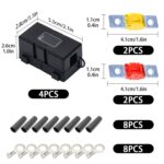 Caja de fusibles 4 en 1 ANS-H para portafusibles de automóvil, 80A - Imagen 2