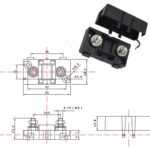 Portafusibles 6 en 1 para coche ANS Caja de fusibles, 60A & 80A & 100A - Imagen 5