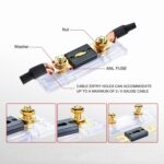 Cubierta aislante de protección eléctrica para portafusibles de coche 2 en 1 ANL, 500A - Imagen 4
