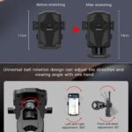 Soporte de navegación para teléfono con clip elástico para bicicleta / motocicleta Yesido C94, C94 - Imagen 5