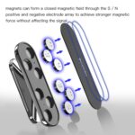 Soporte de teléfono magnético fuerte de rotación de 360 grados para coche Yesido C82, C82 (Silver) - Imagen 3