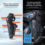 Equipo de protección para montar en bicicleta Motolsg, 2 in 1 Knee Pads - Imagen 3