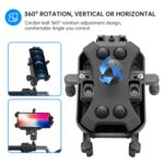 WUPP ZH-1848A1 Soporte de navegación para teléfono con absorción de impacto para motocicleta, M8 Ball Joint - Imagen 2