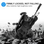 WUPP ZH-1848B1 Soporte de navegación para teléfono de carga rápida inalámbrica para motocicleta de 15 W, M8 Ball Joint - Imagen 4