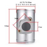 XH-UN603 Base de Sensor de admisión de brida de medidor de flujo de aire de motor modificado para coche para Honda/Toyota/Subaru/Mazda, 70mm - Imagen 3