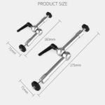 Brazo mágico articulado de fricción ajustable de acero inoxidable YELANGU A78, 11 inch - Imagen 3