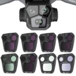 JSR GB 8 en 1 CPL ND8 ND16 ND32 ND64 STAR ND1000 NIGHT Filtro de lente, 8 in 1 For DJI Mavic 3 Pro