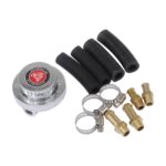 Válvula reguladora de presión de combustible ajustable Manual de 8mm y 10mm para coche 1-5psi