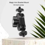 360 Pivot Magic Arm Mount Soporte de rótula de bola de 1/4 de pulgada - Imagen 2