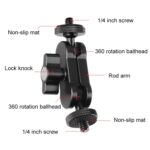 360 Pivot Magic Arm Mount Soporte de rótula de bola de 1/4 de pulgada - Imagen 3
