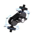 360 Pivot Magic Arm Mount Soporte de rótula de bola de 1/4 de pulgada - Imagen 5