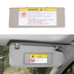 Para Peugeot 308 2010-2022 conducción a la izquierda coche parasol espejo de maquillaje 98177070, For Peugeot 308 2010-2022 (Grey)