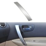 Para Nissan Qashqai cubierta de manija interior de puerta de coche de conducción izquierda, Cover Right