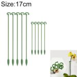 10 Uds. Varilla de soporte en forma de flor en maceta marco fijo de protección contra hojas, 17cm