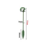 10 Uds. Varilla de soporte en forma de flor en maceta marco fijo de protección contra hojas, 17cm - Imagen 2