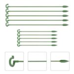 10 Uds. Varilla de soporte en forma de flor en maceta marco fijo de protección contra hojas, 17cm - Imagen 3