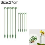 10 Uds. Varilla de soporte en forma de flor en maceta marco fijo de protección contra hojas, 27cm