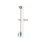 10 Uds. Varilla de soporte en forma de flor en maceta marco fijo de protección contra hojas, 58cm - Imagen 2
