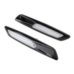 2 piezas de luces LED para guardabarros de coche, tablero lateral DC12V/1,7 W para BMW, luz amarilla, C - Imagen 2