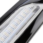 2 piezas de luces LED para guardabarros de coche, tablero lateral DC12V/1,7 W para BMW, luz amarilla, C - Imagen 5