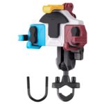 MOTOSLG Cangrejo Soporte de abrazadera para teléfono de motocicleta, U-Type Headbar Mount