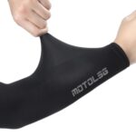 MOTOSLG 1 par de mangas de hielo para protección solar, puños de pesca para montar en la playa, L - Imagen 2